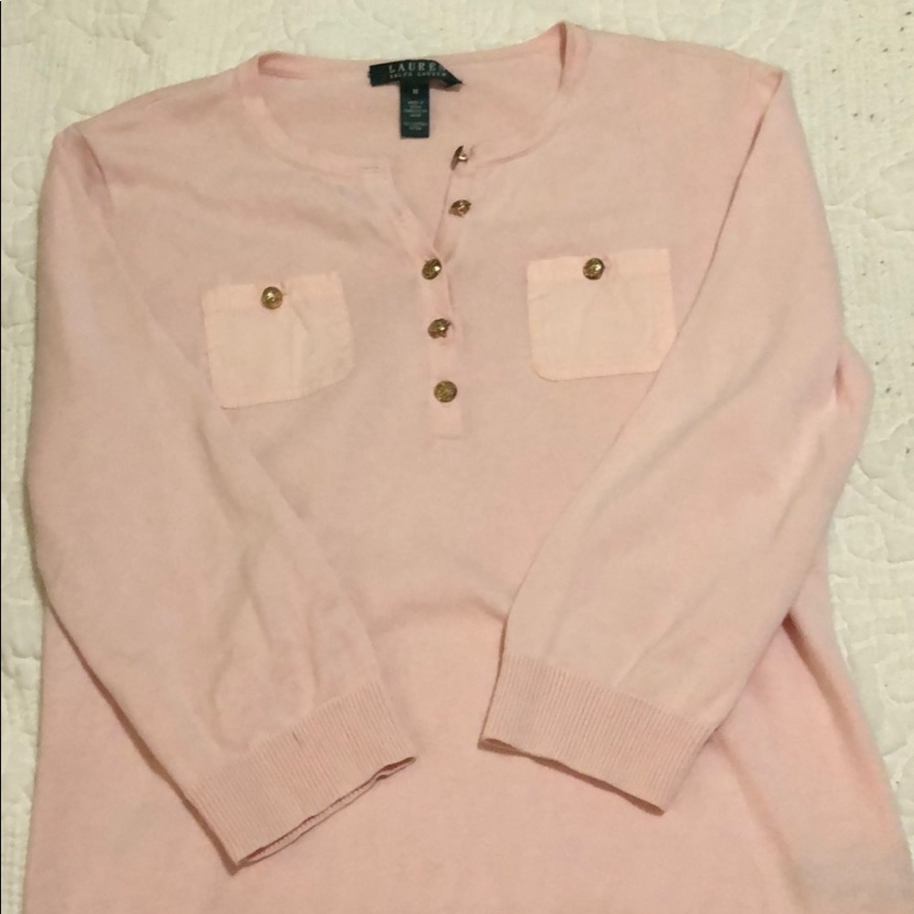 Pink light sweater shirt